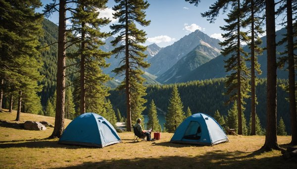 Explorer la nature au camping dans le parc du mercantour